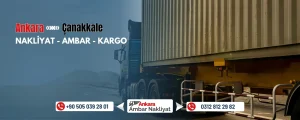 Ankara Çanakkale Ambar Nakliyat Fiyatları