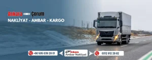 Ankara Çorum Ambar Nakliyat Fiyatları